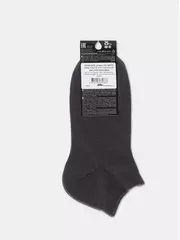 Короткие мужские носки esli 000 темно-серый, , 44-45 (29), ESLI, - 4