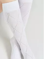 Гольфы женские conte classic 007 белый, , 36-39 (23-25), CONTE ELEGANT, - 4