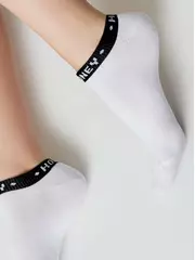 Носки женские (короткие) esli basic 595 белый, , 36-39 (23-25), ESLI, - 4