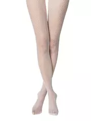 Колготки женские conte verticale bianco, , 3, CONTE ELEGANT, - 1