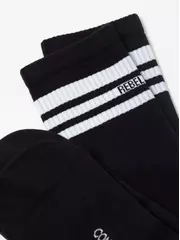 Хлопковые женские гольфы classic 009 черный, , 36-39 (23-25), CONTE ELEGANT, - 6