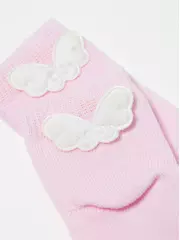 Носки детские tip-top с крылышками 389 cветло-розовый, , 12, CONTE-KIDS, - 2