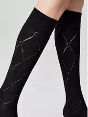 Гольфы женские conte classic 007 черный, , 36-39 (23-25), CONTE ELEGANT, - 4