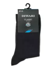 Носки мужские diwari classic (однотонные) 000 графит, , 40-41 (25), DIWARI, - 2
