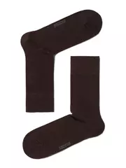 Носки мужские diwari classic (однотонные) 000 темно-коричневый, , 40-41 (25), DIWARI, - 1