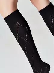 Гольфы женские conte classic 007 черный, , 36-39 (23-25), CONTE ELEGANT, - 3