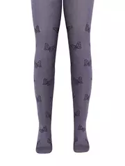 Колготки детские tip-top 678 серо-фиолетовый, , 128-134 (20), CONTE-KIDS, - 3