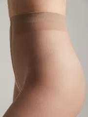 Ультратонкие женские колготки summer 8 den open toe bronz, , 2, CONTE ELEGANT, - 5