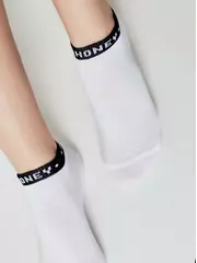 Носки женские (короткие) esli basic 595 белый, , 36-39 (23-25), ESLI, - 2