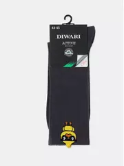 Носки мужские (удлиненные) diwari active 967 темно-серый, , 44-45 (29), DIWARI, - 6