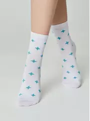 Носки женские esli basic 591 белый, , 36-39 (23-25), ESLI, - 3