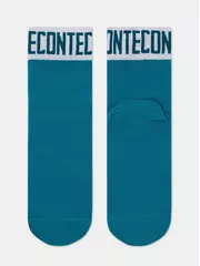 Носки женские вискозные (удлиненные) active 273 темно-бирюзовый-белый, , 36-37 (23), CONTE ELEGANT, - 3