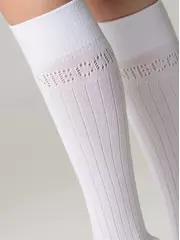 Гольфы женские conte classic 006 белый, , 36-39 (23-25), CONTE ELEGANT, - 2