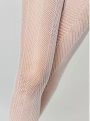 Колготки женские conte verticale bianco, , 3, CONTE ELEGANT, - 2