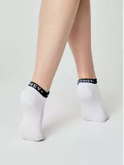Носки женские (короткие) esli basic 595 белый, , 36-39 (23-25), ESLI, - 3