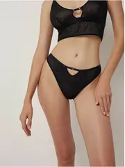 Трусы женские floral tattoo lbr 2872 black, , 98/M, CONTE ELEGANT, - 1