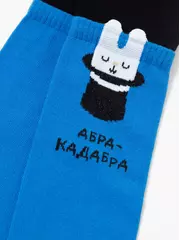 Колготки детские tip-top (мордашки) 692 синий, , 80-86 (14), CONTE-KIDS, - 6