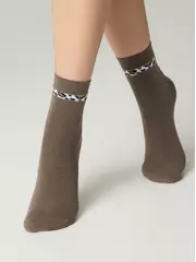 Носки женские esli basic 597 хаки, , 36-39 (23-25), ESLI, - 2