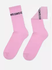 Длинные женские носки active 619 светло-розовый, , 39-41 (25-27), CONTE ELEGANT, - 5