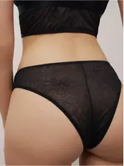 Трусы женские floral tattoo lbr 2874 black, , 90/XS, CONTE ELEGANT, - 2