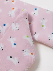 Теплые махровые детские колготки sof-tiki (махровые внутри) 643 светло-розовый, , 80-86 (14), CONTE-KIDS, - 6