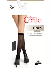 Гольфы женские lines nero, , 36-38 (23-25), CONTE ELEGANT, - 2