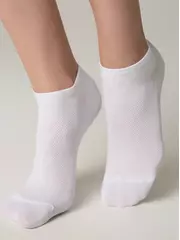 Короткие спортивные носки active 484 белый, , 36-38 (23-25), CONTE ELEGANT, - 5