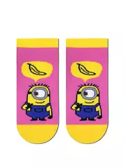 Носки детские minions 3095 (укороченные) 703 я.розовый, , 17-18, БРЕСТСКИЕ, - 1