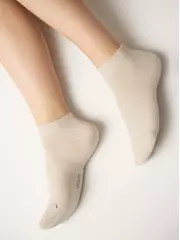 Короткие спортивные женские носки 3dsocks 000 бежевый, , 36-38 (23-25), CONTE ELEGANT, - 3