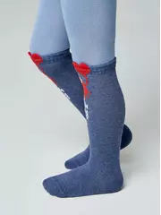 Колготки детские tip-top (мордашки) 688 джинс, , 80-86 (14), CONTE-KIDS, - 3