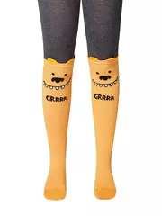 Колготки детские tip-top (мордашки) 687 оранжевый, , 80-86 (14), CONTE-KIDS, - 2