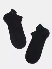 Ультракороткие хлопковые женские носки active с «язычком» 205 черный, , 36-37 (23), CONTE ELEGANT, - 6