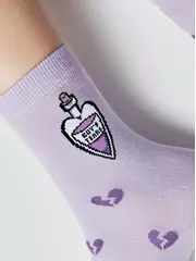 Носки женские happy 606 сиреневый, , 36-39 (23-25), CONTE ELEGANT, - 5