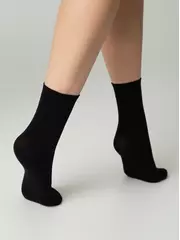 Матовые носки с сияющей термоаппликацией conte fantasy nero, , 36-38 (23-25), CONTE ELEGANT, - 2