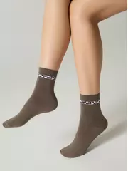 Носки женские esli basic 597 хаки, , 36-39 (23-25), ESLI, - 1