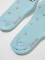 Теплые махровые детские колготки sof-tiki (махровые внутри) 641 бледно-бирюзовый, , 62-74 (12), CONTE-KIDS, - 5