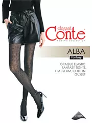 Колготки женские alba nero, , 3, CONTE ELEGANT, - 1