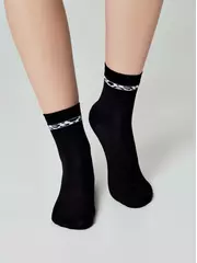 Носки женские esli basic 597 черный, , 36-39 (23-25), ESLI, - 1