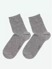 Женские носки из хлопка 3dsocks 000 серый меланж, , 36-38 (23-25), CONTE ELEGANT, - 5