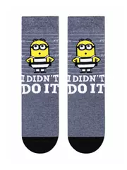 Носки мужские minions брестские 2137 (средней длины) 298 т.серый меланж, , 42-43 (27), БРЕСТСКИЕ, - 1