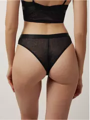 Трусы женские floral tattoo lbr 2927 black, , 90/XS, CONTE ELEGANT, - 2