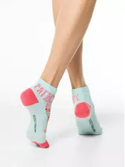 Носки женские spongebob 1146 (укороченные) 448 св.лазурный, , 38-39 (25), БРЕСТСКИЕ, - 2