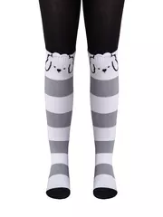 Колготки детские tip-top (мордашки) 686 черный-белый, , 80-86 (14), CONTE-KIDS, - 2