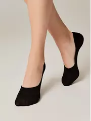 Женские хлопковые подследники conte classic 000 черный, , 36-38 (23-25), CONTE ELEGANT, - 5