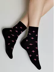 Носки женские esli basic 591 черный, , 36-39 (23-25), ESLI, - 3