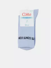 ​удлиненные женские носки active 619 бледно-фиолетовый, , 36-38 (23-25), CONTE ELEGANT, - 6