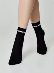 Носки женские esli basic 597 черный, , 36-39 (23-25), ESLI, - 2