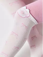 Колготки детские tip-top (мордашки) 691 розовый, , 80-86 (14), CONTE-KIDS, - 5