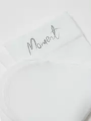 Матовые носки с сияющей термоаппликацией moment fantasy silver-bianco, , 36-38 (23-25), CONTE ELEGANT, - 5