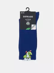 Носки мужские diwari active (удлиненные) 966 синий, , 40-41 (25), DIWARI, - 2